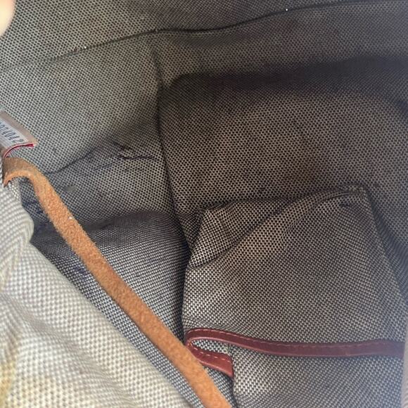 Vintage Dooney & Bourke Ostrich Hobo Bag Purse - Picture 10 of 16